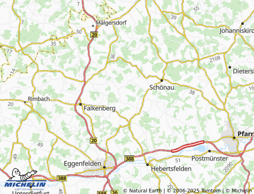 Mappa MICHELIN Eder - ViaMichelin