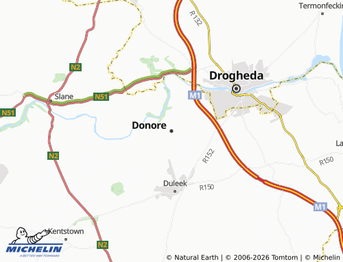 Mappa MICHELIN Donore - ViaMichelin