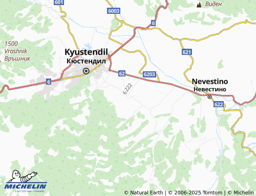 MICHELIN Granitsa map - ViaMichelin