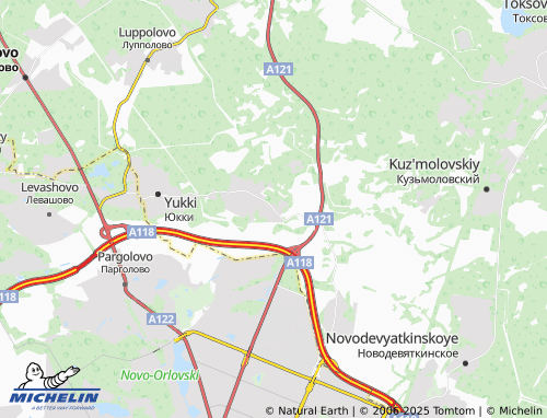 MICHELIN Poroshkino map - ViaMichelin