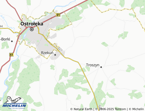 MICHELIN Susk Nowy map - ViaMichelin