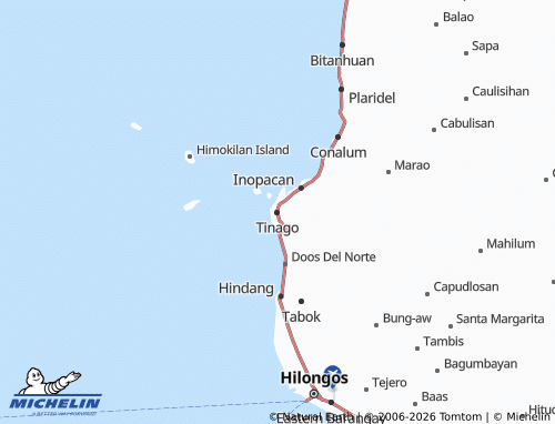 Mappa MICHELIN Tinago - ViaMichelin