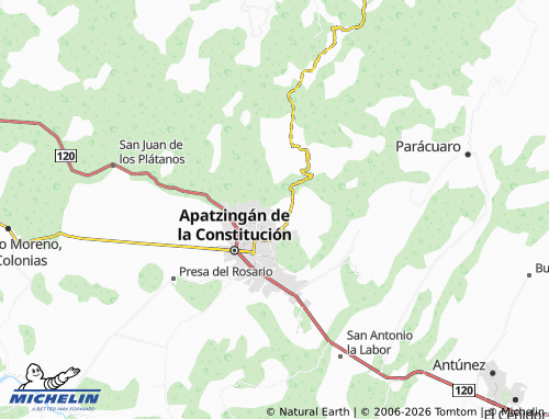 Mapa MICHELIN Lázaro Cárdenas Batel - ViaMichelin