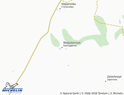 MICHELIN-Landkarte Blagodarnoye - ViaMichelin