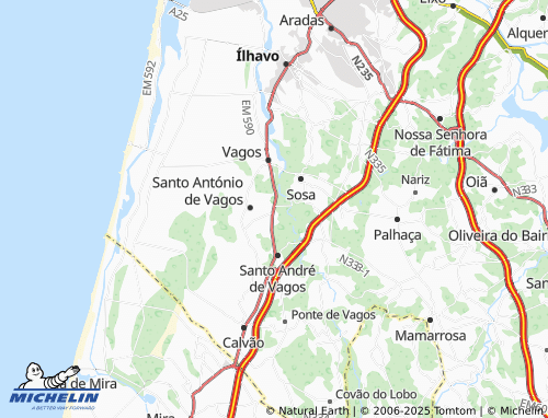 MICHELIN Quintã map - ViaMichelin