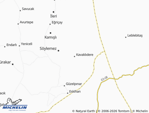 MICHELIN Kavaklıdere map - ViaMichelin