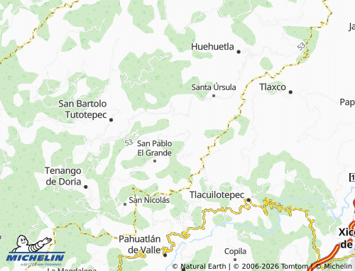 Mappa MICHELIN San José del Valle - ViaMichelin