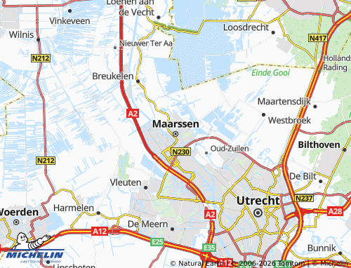 MICHELIN Maarssen map - ViaMichelin