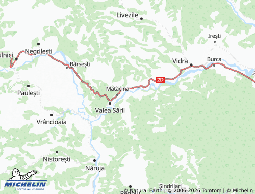 Mappa MICHELIN Poduri - ViaMichelin