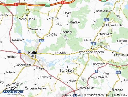 Mapa MICHELIN Konárovice - ViaMichelin