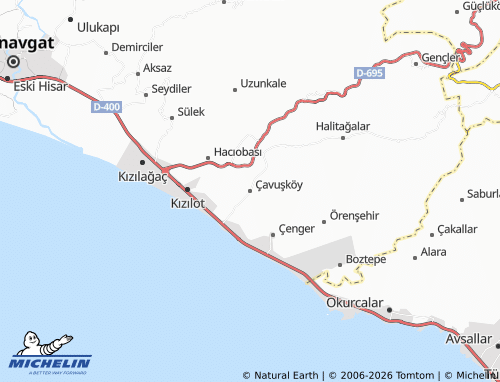 MICHELIN Çavuşköy map - ViaMichelin