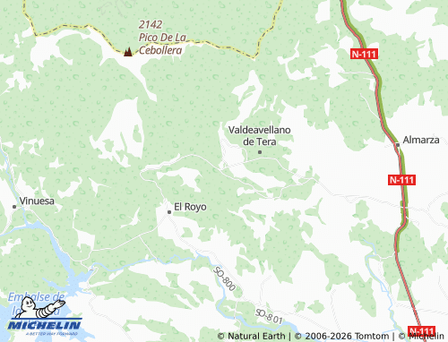 MICHELIN Sotillo del Rincón map - ViaMichelin