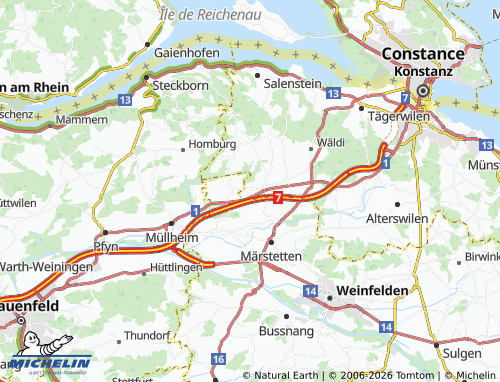 Carte MICHELIN Lipperswil - ViaMichelin