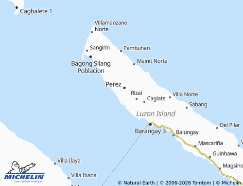 MICHELIN Mainit Sur map - ViaMichelin