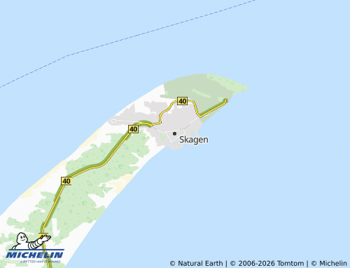 MICHELIN-Landkarte Skagen - ViaMichelin