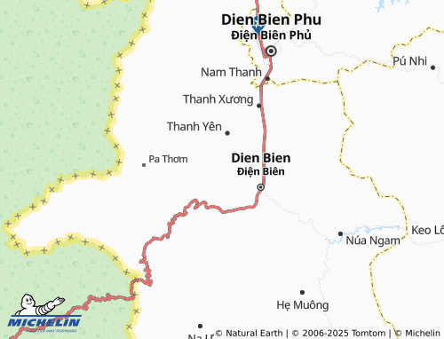 MICHELIN Noong Luống map - ViaMichelin