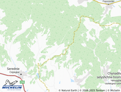 MICHELIN Patskanovo map - ViaMichelin