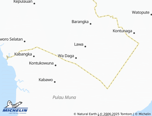 MICHELIN Wa Daga map - ViaMichelin