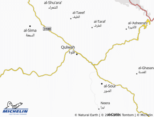 MICHELIN-Landkarte al-Rawdah - ViaMichelin