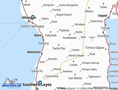 MICHELIN Santa Paz map - ViaMichelin