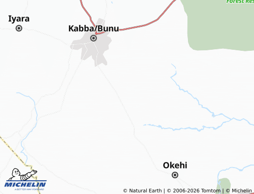 MICHELIN Kakun map - ViaMichelin