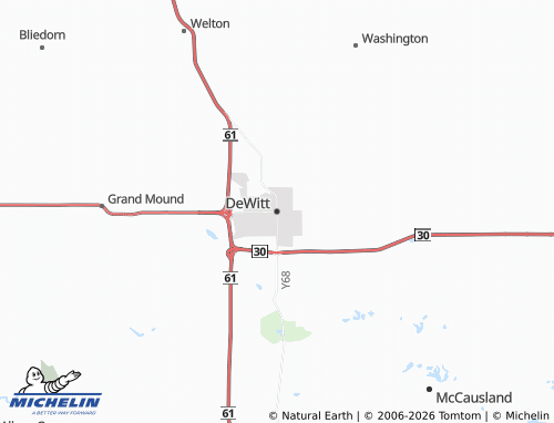 Mapa MICHELIN DeWitt - ViaMichelin