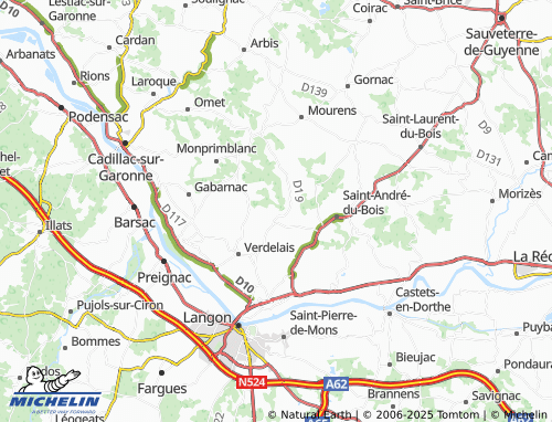 MICHELIN Mautret map - ViaMichelin