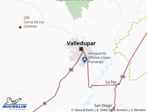 MICHELIN La Victoria map - ViaMichelin