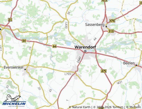 MICHELIN Walgernheide map - ViaMichelin