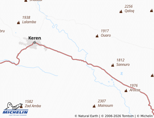 Mapa MICHELIN Halib Mentel - ViaMichelin