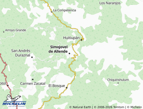 MICHELIN San José La Quinta map - ViaMichelin