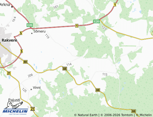 Mapa MICHELIN Mõedaka - ViaMichelin