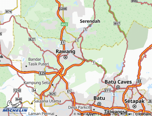 MICHELIN Taman Jati map - ViaMichelin