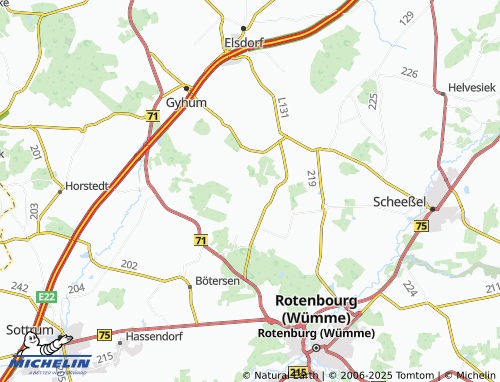MICHELIN Borchelhof map - ViaMichelin
