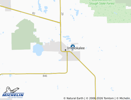 Carte MICHELIN Immokalee - ViaMichelin