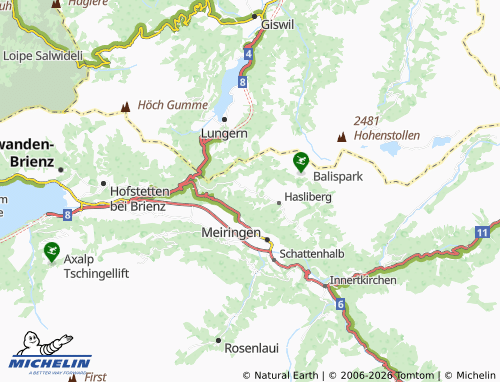 MICHELIN-Landkarte Hohfluh - ViaMichelin