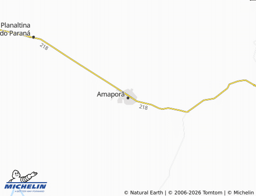 MICHELIN-Landkarte Amaporã - ViaMichelin