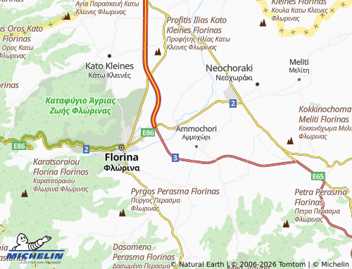 Carte MICHELIN Mesonisi - ViaMichelin