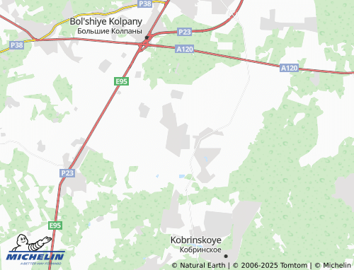 MICHELIN Vysokoklyuchevoy map - ViaMichelin