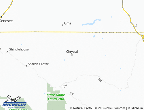 Mappa MICHELIN Chrystal - ViaMichelin