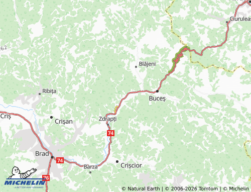 Mappa MICHELIN Mihăileni - ViaMichelin