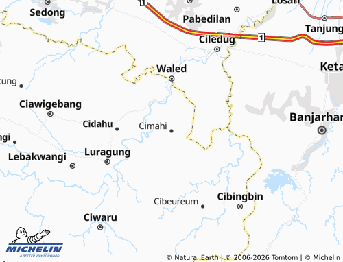 Carte MICHELIN Cimahi - ViaMichelin