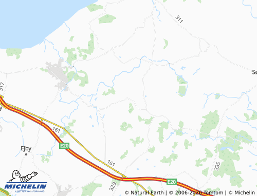 MICHELIN-Landkarte Skovsgårde - ViaMichelin