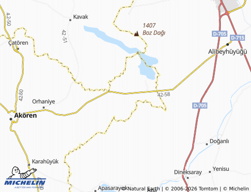 MICHELIN Süleymaniye map - ViaMichelin