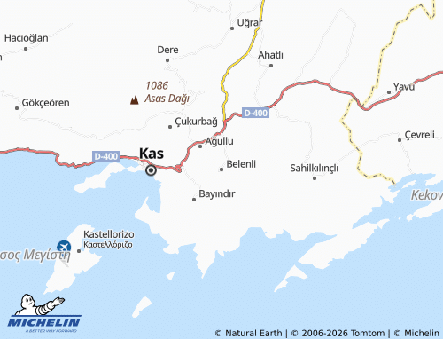 Mappa MICHELIN Belenli - ViaMichelin