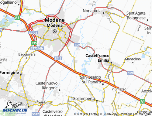 MICHELIN San Damaso map - ViaMichelin