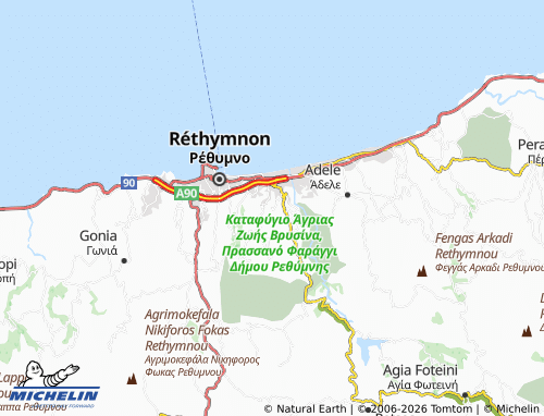 Mappa MICHELIN Xiro Chorio - ViaMichelin