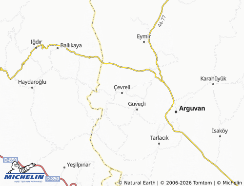 Mappa MICHELIN Çevreli - ViaMichelin