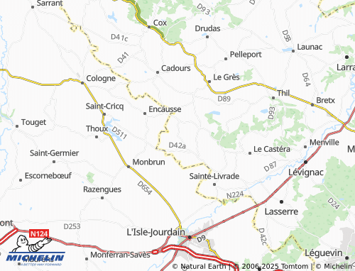 Kaart MICHELIN Vignaux - ViaMichelin