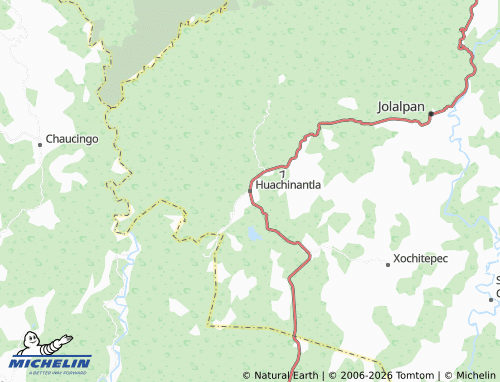 MICHELIN Huachinantla map - ViaMichelin